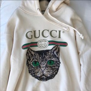 gucci sweatshirt cat